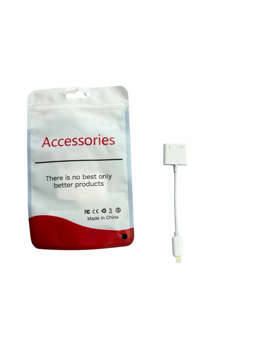 iPhone 14 13 12 11 XS XR 8 7 Headphone Jack Adapter Audio Charge Splitter Cable